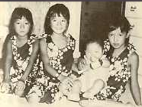 中森明菜とお姉さん３人画像