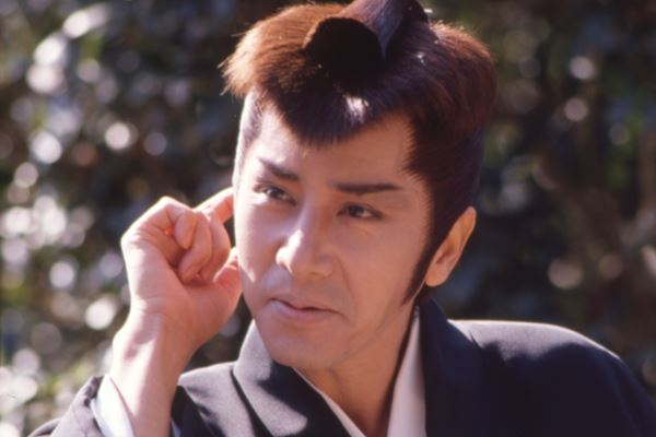 「眠狂四郎」の衣装姿の田村正和さん