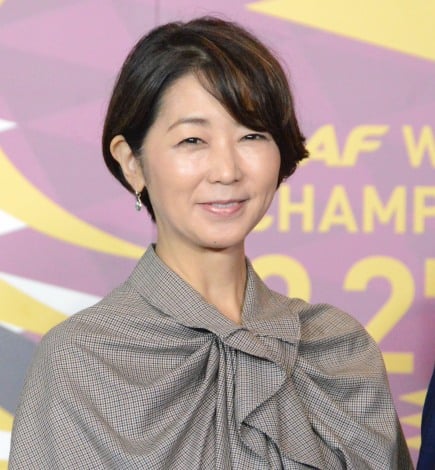 世界陸上のイベントに登場した中井美穂さん