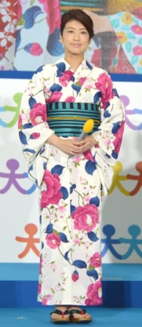 生野陽子さんが浴衣姿で別のイベントに出席した際の写真